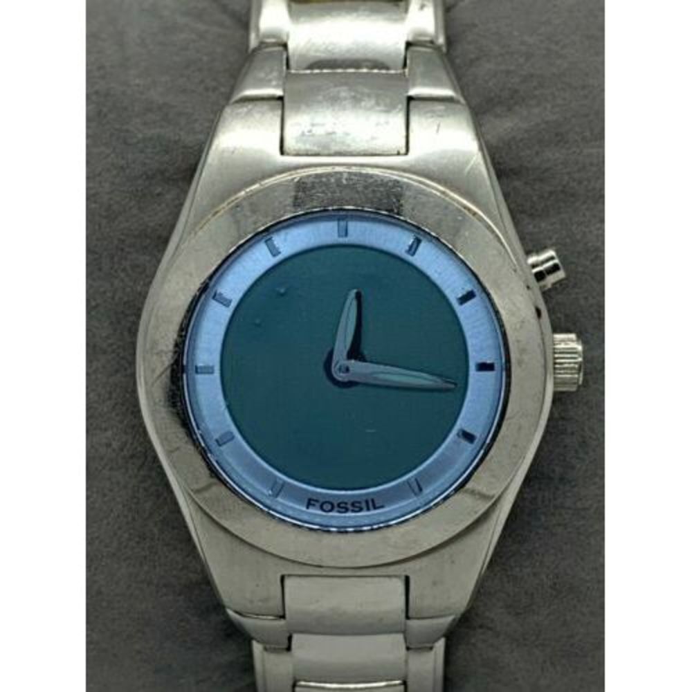 Fossil BQ1067 Men's Watch Stainless Steel Bracelet Silver Analog Round Case D761